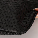 Bottega Veneta Intrecciato Small Black Hobo - FashioNica