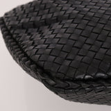 Bottega Veneta Intrecciato Small Black Hobo - FashioNica