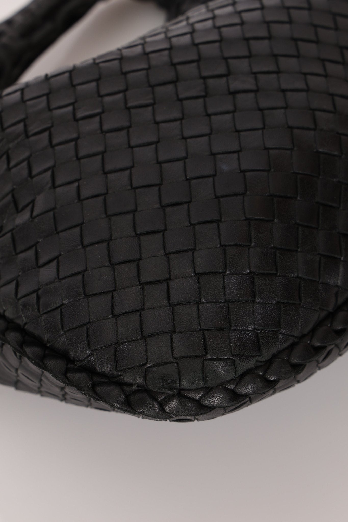 Bottega Veneta Intrecciato Small Black Hobo - FashioNica