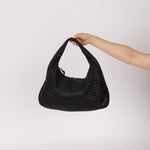 Bottega Veneta Intrecciato Small Black Hobo - FashioNica