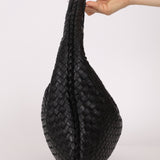 Bottega Veneta Intrecciato Small Black Hobo - FashioNica