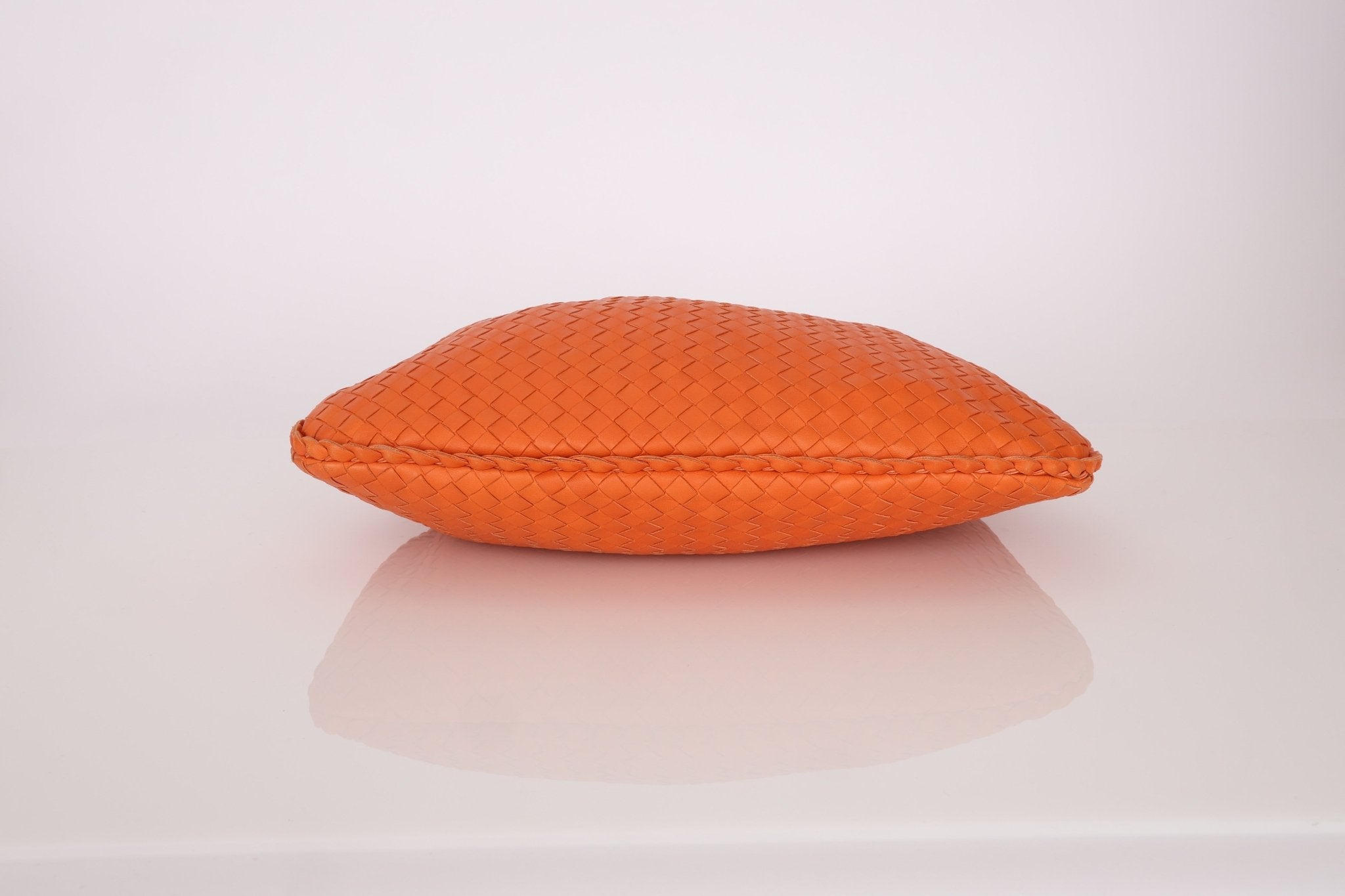 Bottega Veneta Lambskin Clementine Intrecciato Medium Hobo - FashioNica