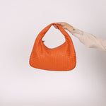 Bottega Veneta Lambskin Clementine Intrecciato Medium Hobo - FashioNica
