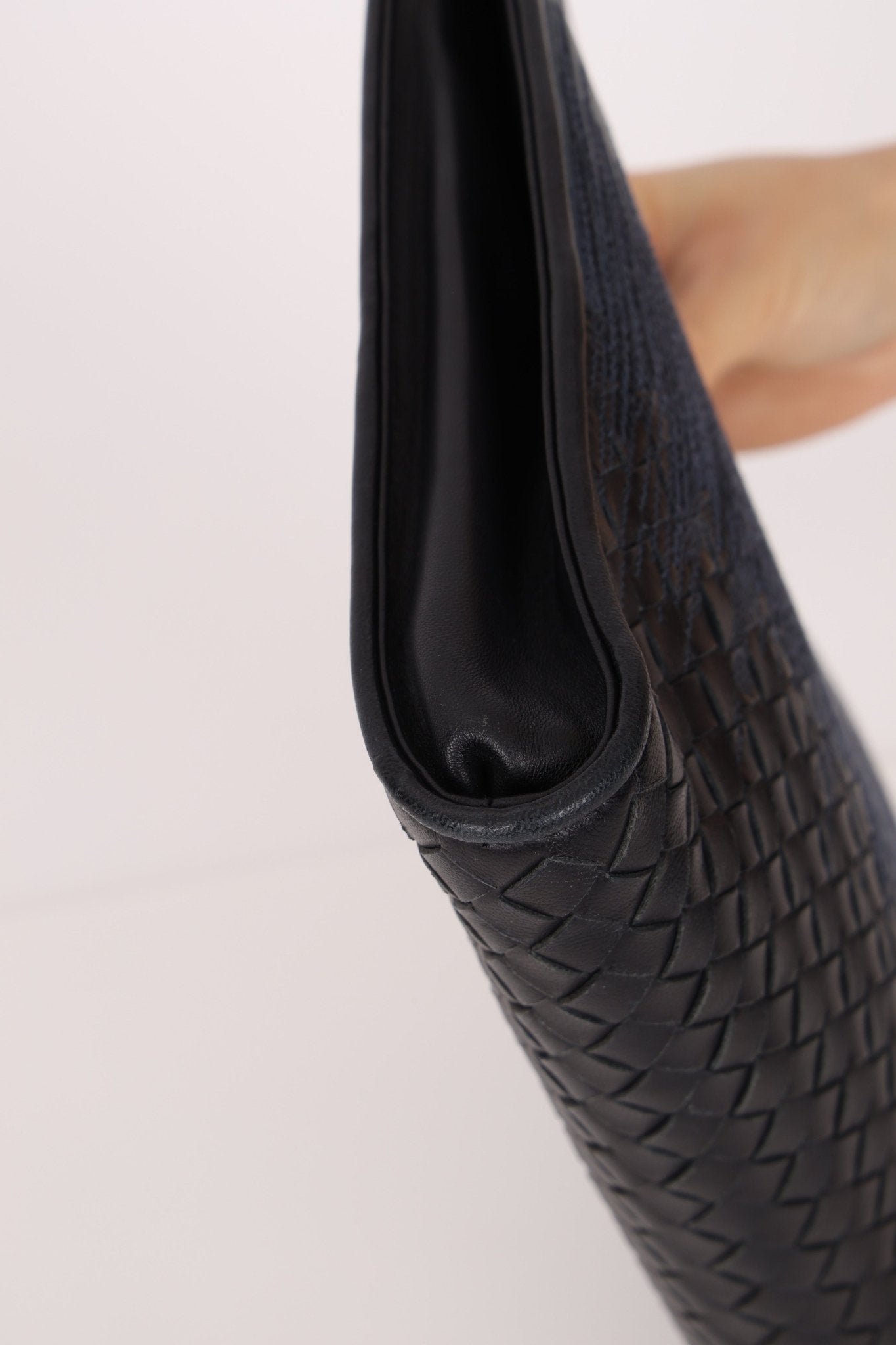 Bottega Veneta Lambskin Intrecciato Embroidered Degrade Clutch - FashioNica