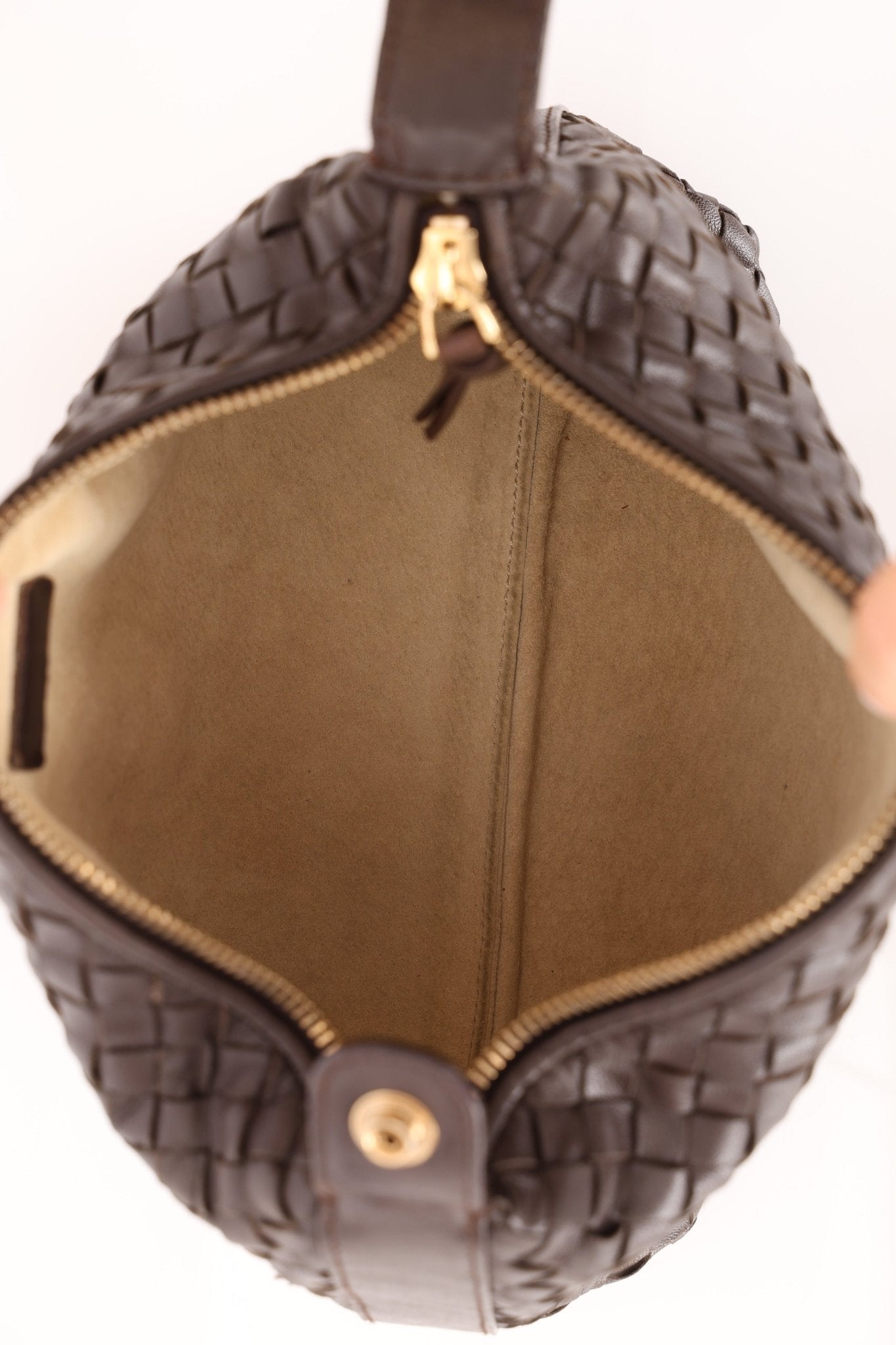 Bottega Veneta Large Nappa Intrecciato Pouch - FashioNica