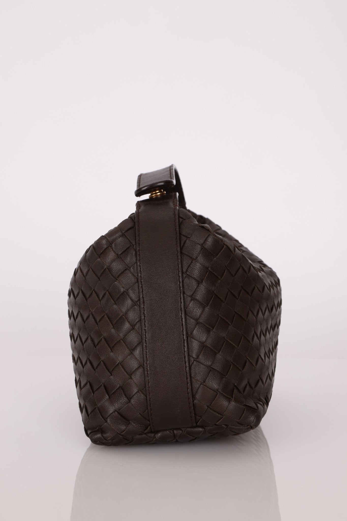 Bottega Veneta Large Nappa Intrecciato Pouch - FashioNica
