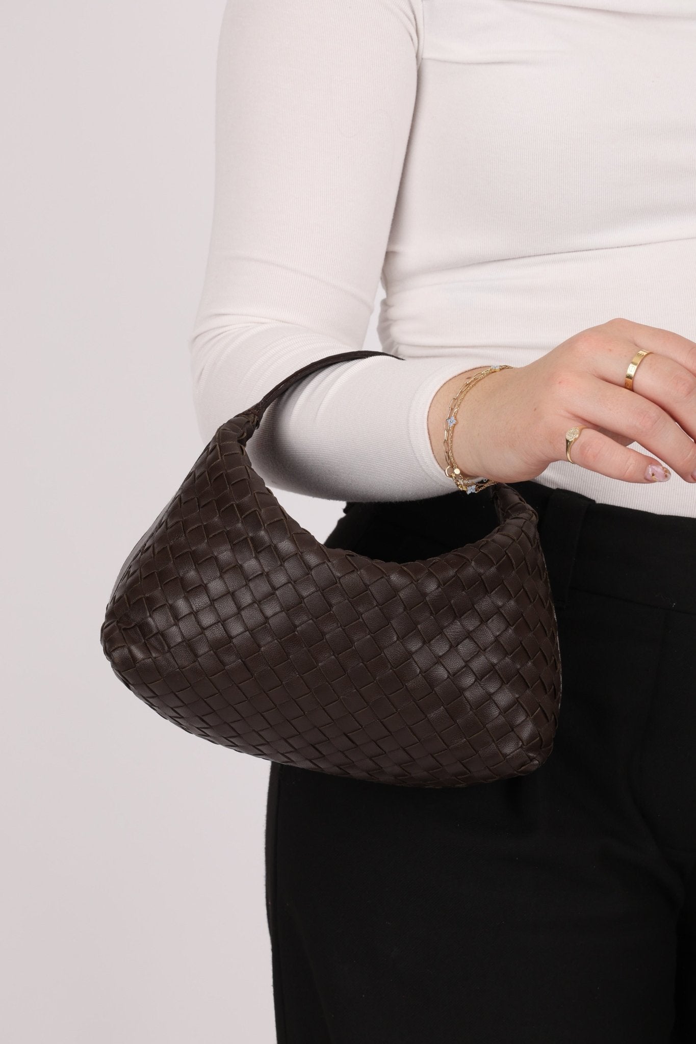 Bottega Veneta Large Nappa Intrecciato Pouch - FashioNica