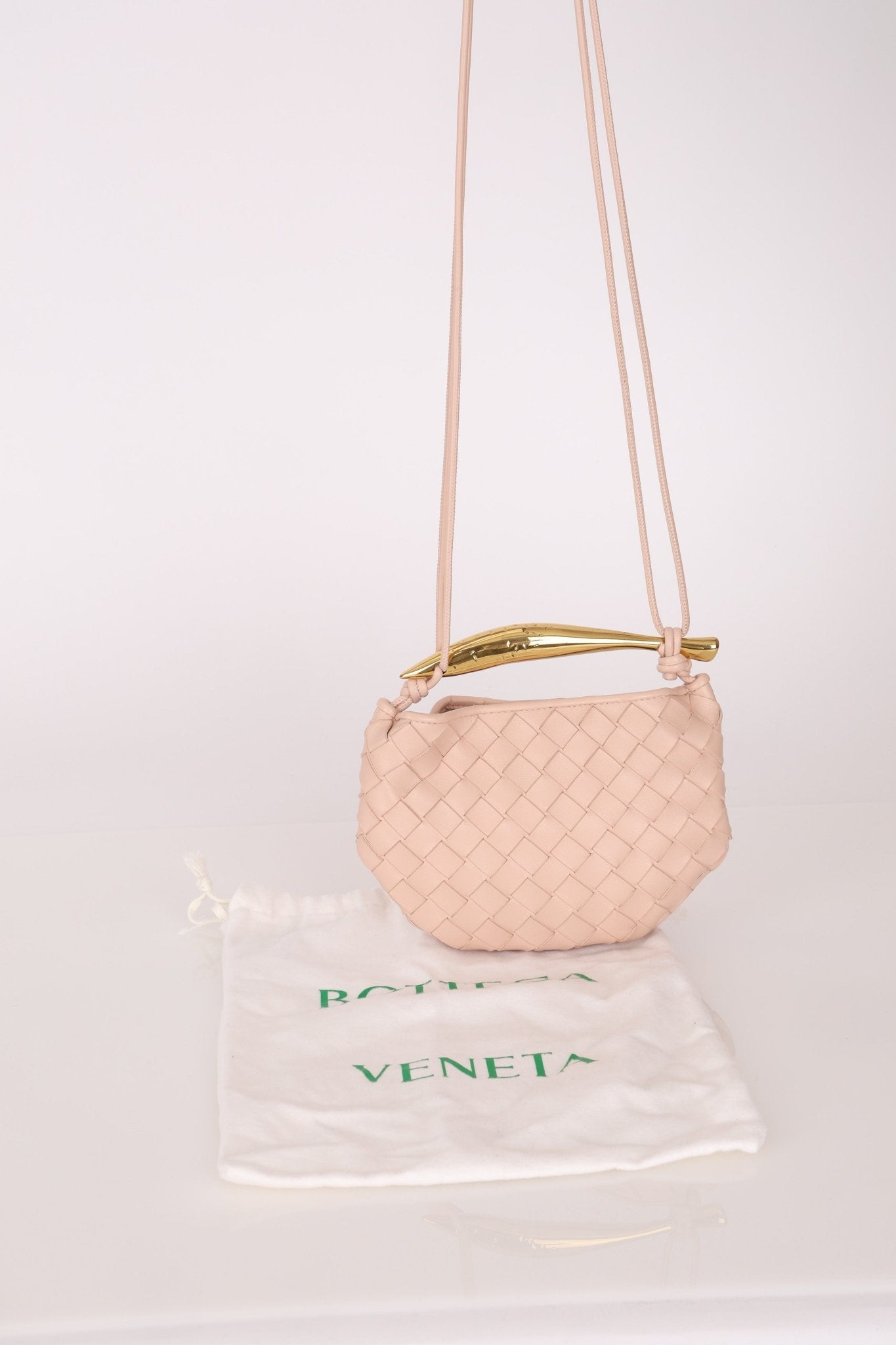 Bottega Veneta Lotus Intrecciato Mini Sardine - FashioNica