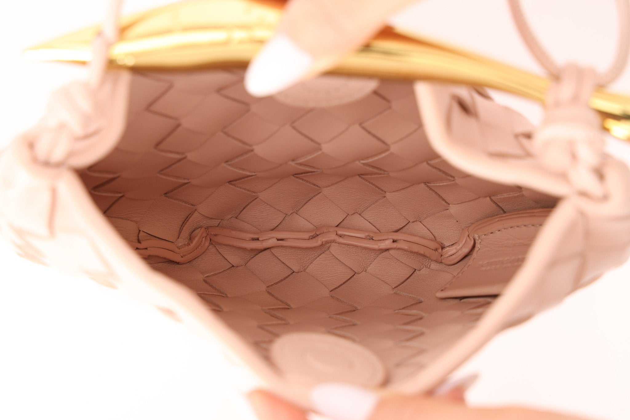 Bottega Veneta Lotus Intrecciato Mini Sardine - FashioNica