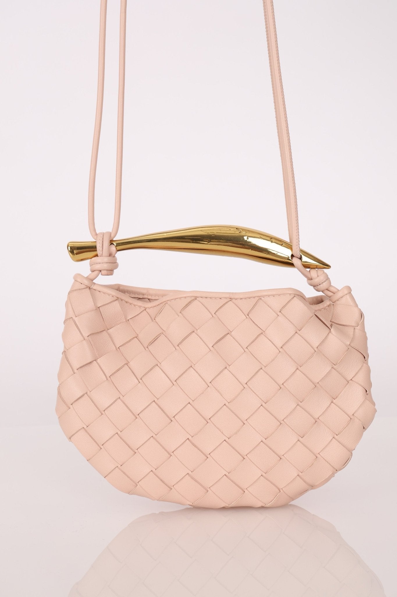Bottega Veneta Lotus Intrecciato Mini Sardine - FashioNica
