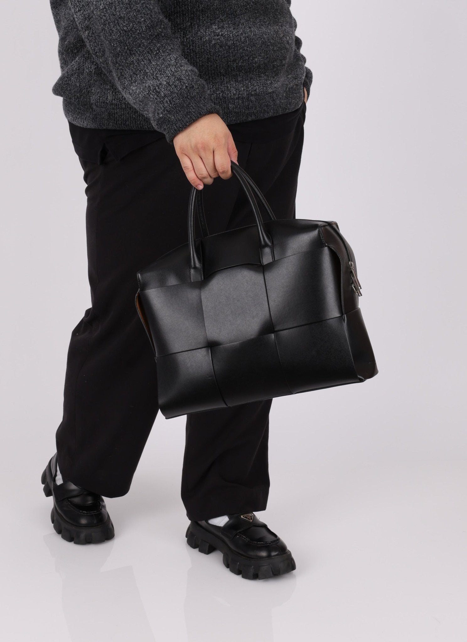 Bottega Veneta Maxi Intrecciato Tote Briefcase - FashioNica