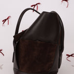 Bottega Veneta Maxi Suede & Leather Intrecciato XL Arco Tote - FashioNica