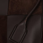 Bottega Veneta Maxi Suede & Leather Intrecciato XL Arco Tote - FashioNica