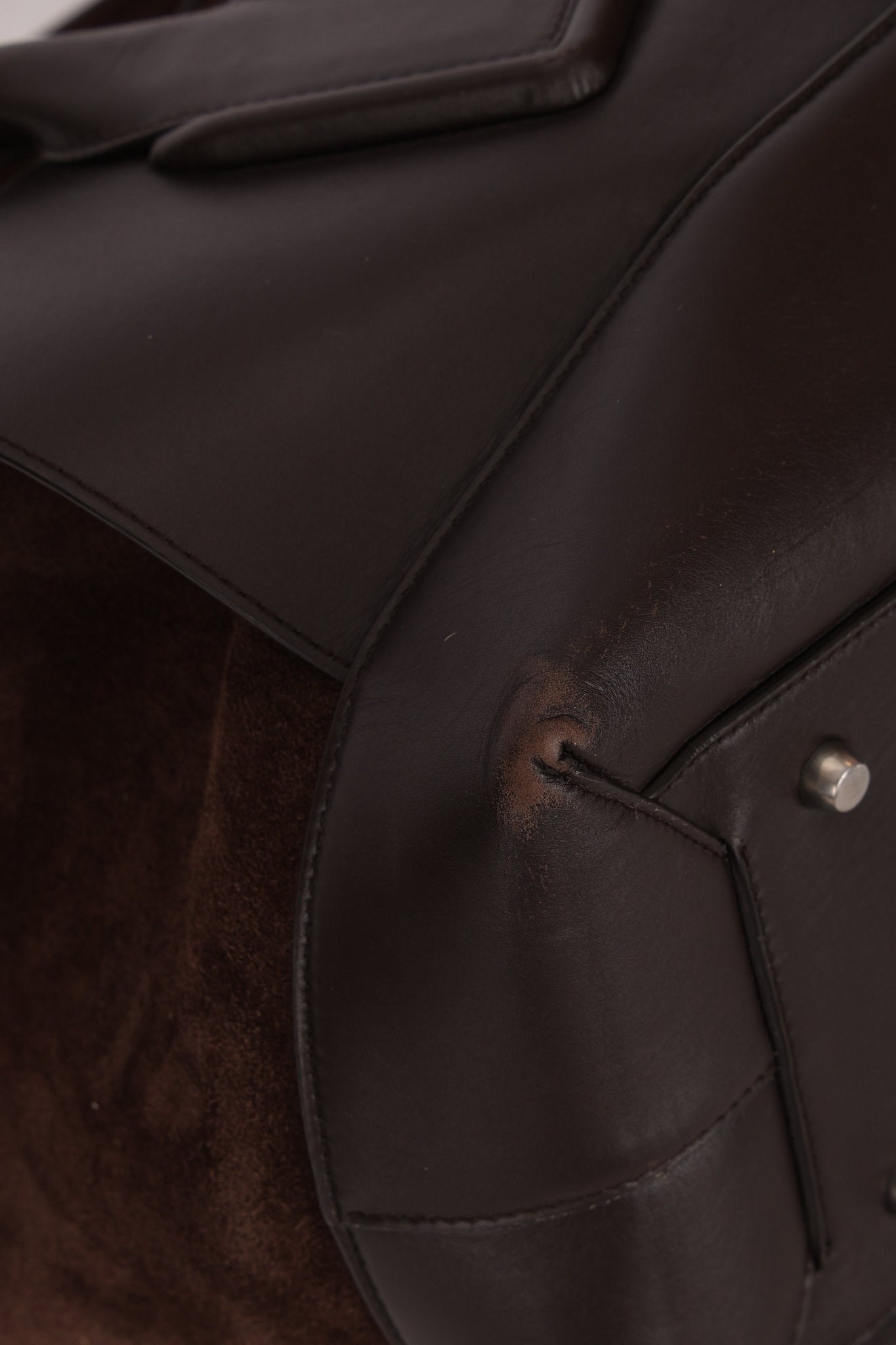 Bottega Veneta Maxi Suede & Leather Intrecciato XL Arco Tote - FashioNica