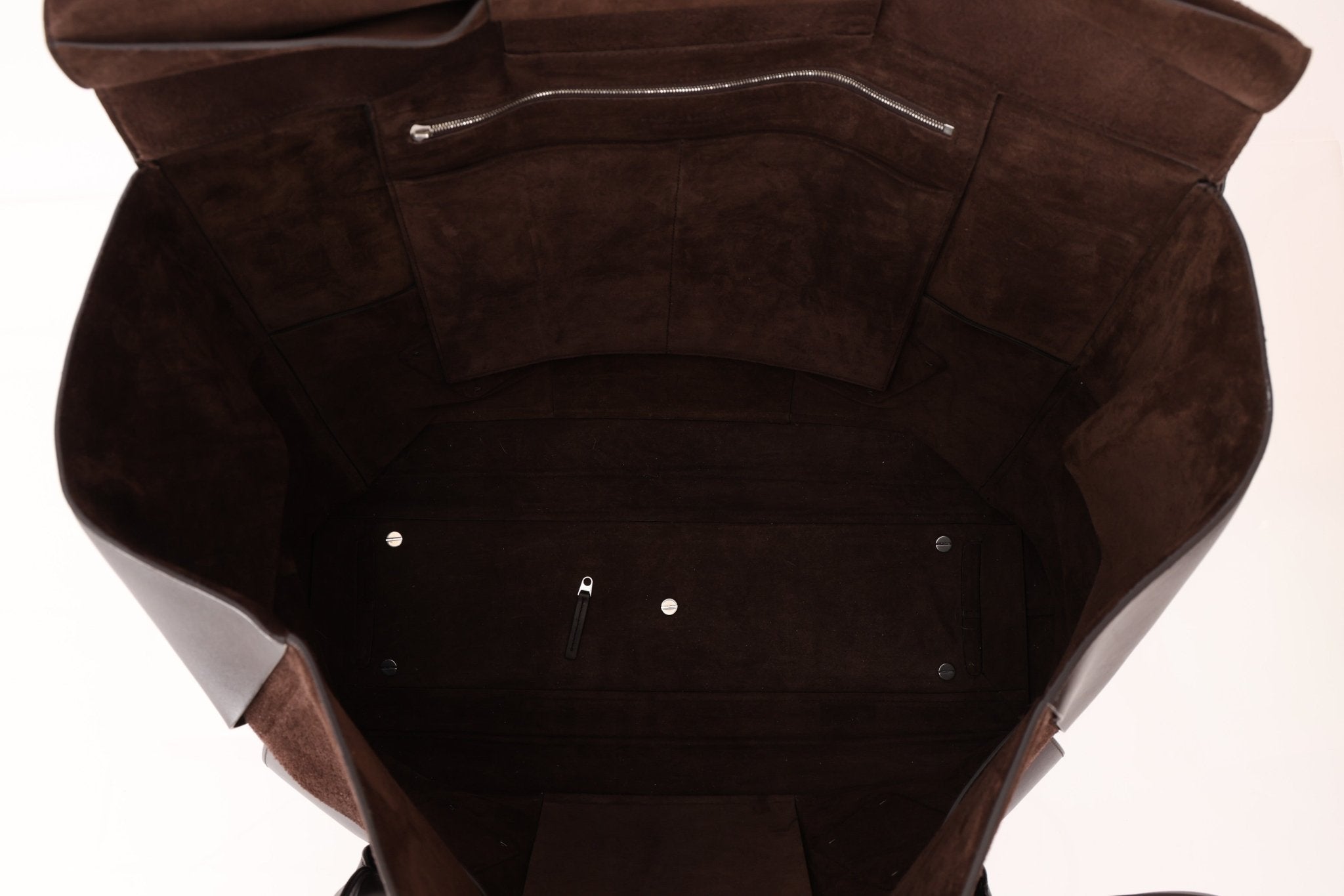 Bottega Veneta Maxi Suede & Leather Intrecciato XL Arco Tote - FashioNica