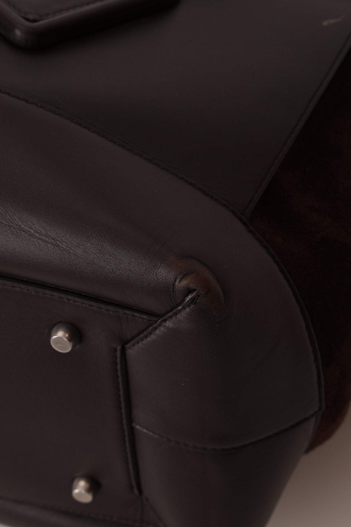 Bottega Veneta Maxi Suede & Leather Intrecciato XL Arco Tote - FashioNica