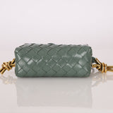 Bottega Veneta Mini Loop Intrecciato Polished Leather Camera Bag - FashioNica