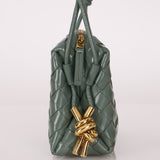 Bottega Veneta Mini Loop Intrecciato Polished Leather Camera Bag - FashioNica