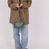 Bottega Veneta Mini Loop Intrecciato Polished Leather Camera Bag - FashioNica