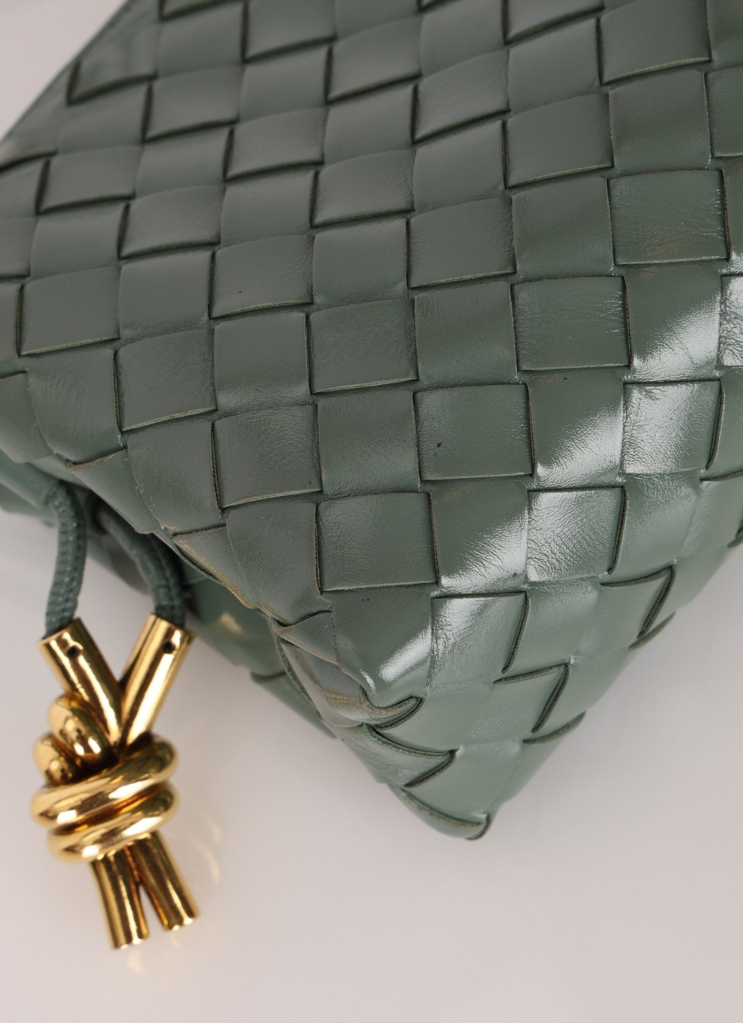 Bottega Veneta Mini Loop Intrecciato Polished Leather Camera Bag - FashioNica