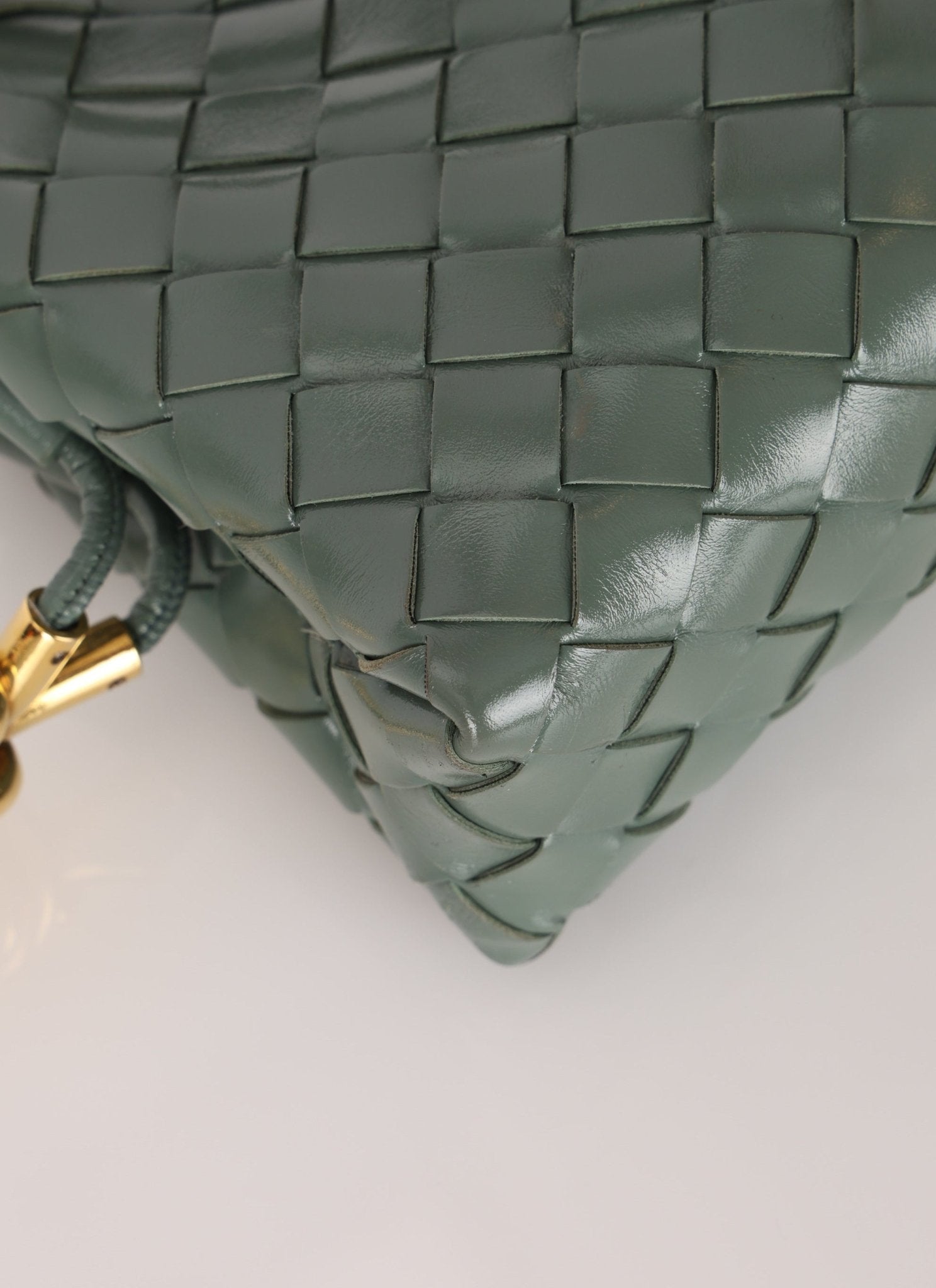Bottega Veneta Mini Loop Intrecciato Polished Leather Camera Bag - FashioNica