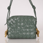 Bottega Veneta Mini Loop Intrecciato Polished Leather Camera Bag - FashioNica