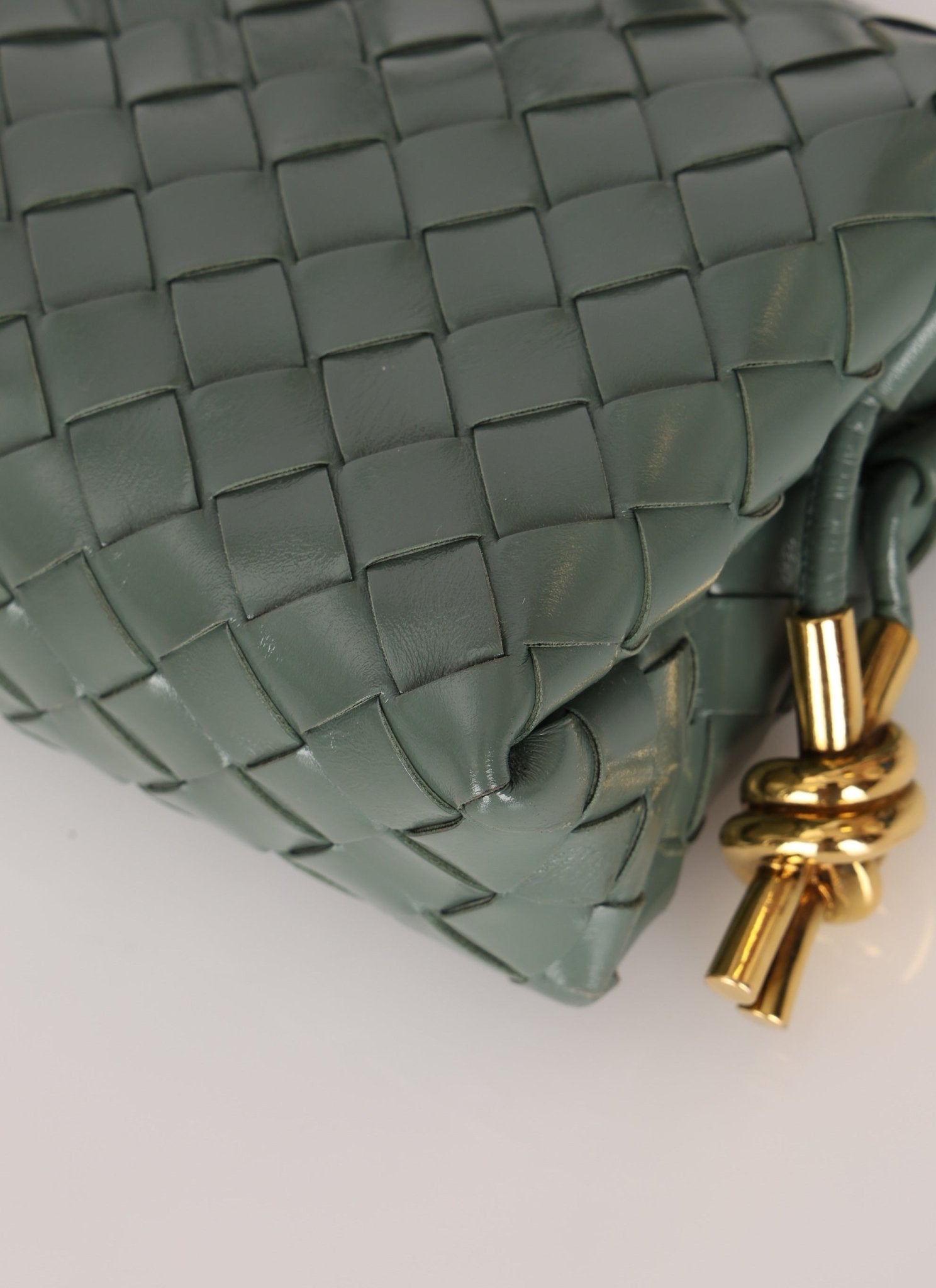 Bottega Veneta Mini Loop Intrecciato Polished Leather Camera Bag - FashioNica
