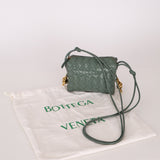 Bottega Veneta Mini Loop Intrecciato Polished Leather Camera Bag - FashioNica