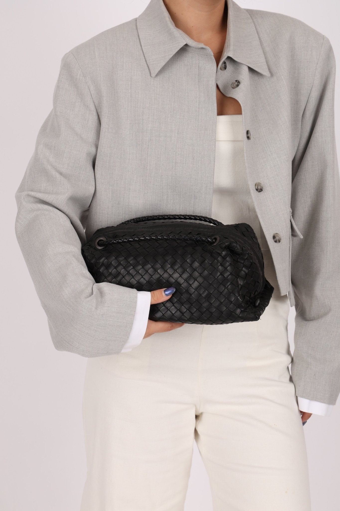 Bottega Veneta Nappa Intrecciato Vintage Tokyo Pochette - FashioNica