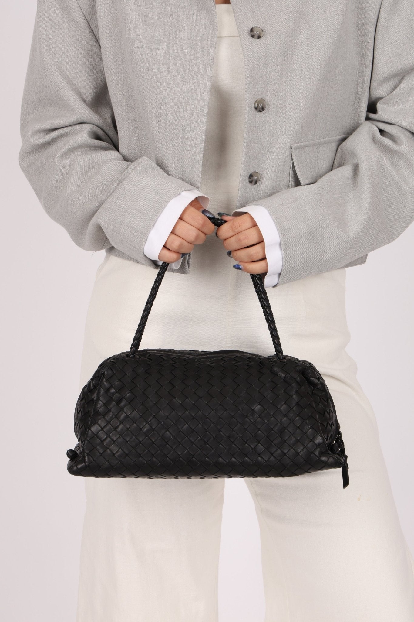 Bottega Veneta Nappa Intrecciato Vintage Tokyo Pochette - FashioNica