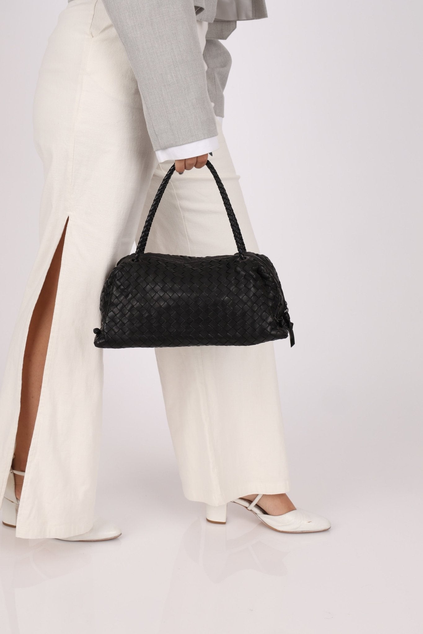 Bottega Veneta Nappa Intrecciato Vintage Tokyo Pochette - FashioNica