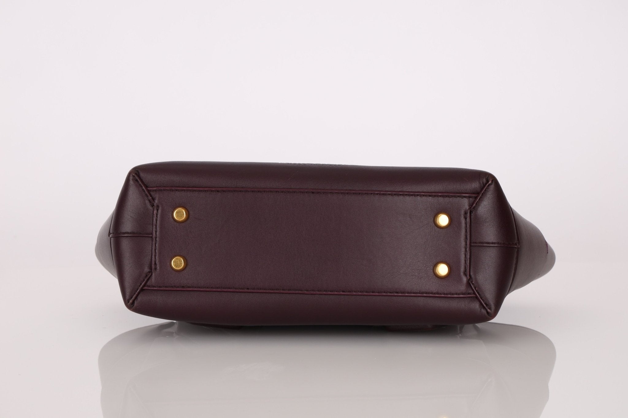 Bottega Veneta Prune Maxi Intrecciato Arco Flap - FashioNica