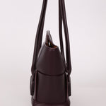 Bottega Veneta Prune Maxi Intrecciato Arco Flap - FashioNica