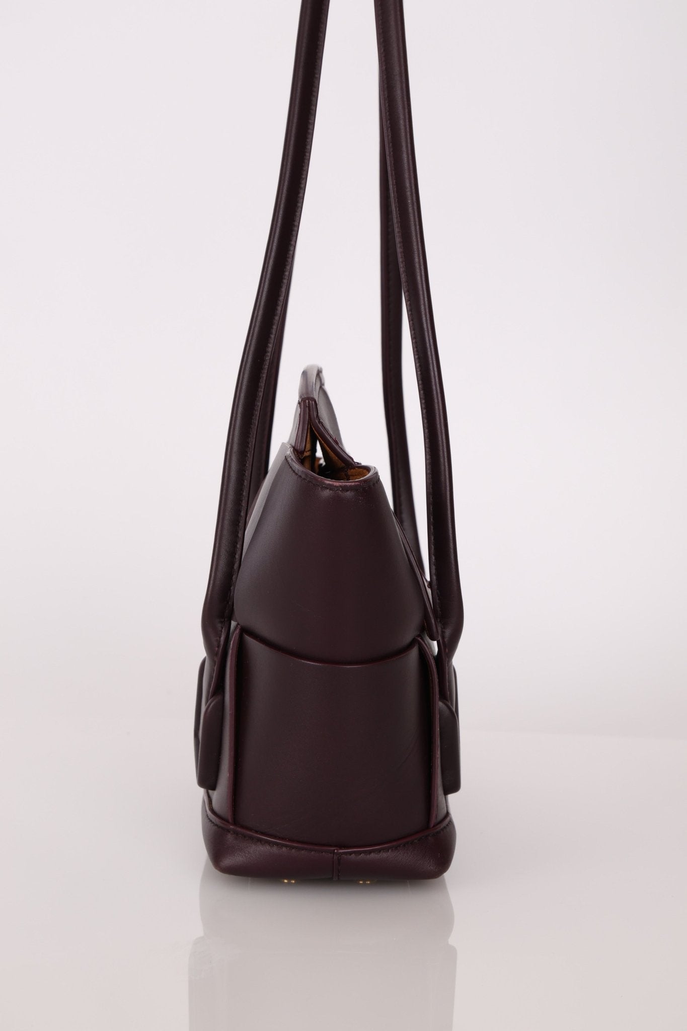 Bottega Veneta Prune Maxi Intrecciato Arco Flap - FashioNica