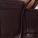 Bottega Veneta Prune Maxi Intrecciato Arco Flap - FashioNica