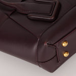 Bottega Veneta Prune Maxi Intrecciato Arco Flap - FashioNica