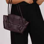 Bottega Veneta Prune Maxi Intrecciato Arco Flap - FashioNica