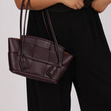 Bottega Veneta Prune Maxi Intrecciato Arco Flap - FashioNica