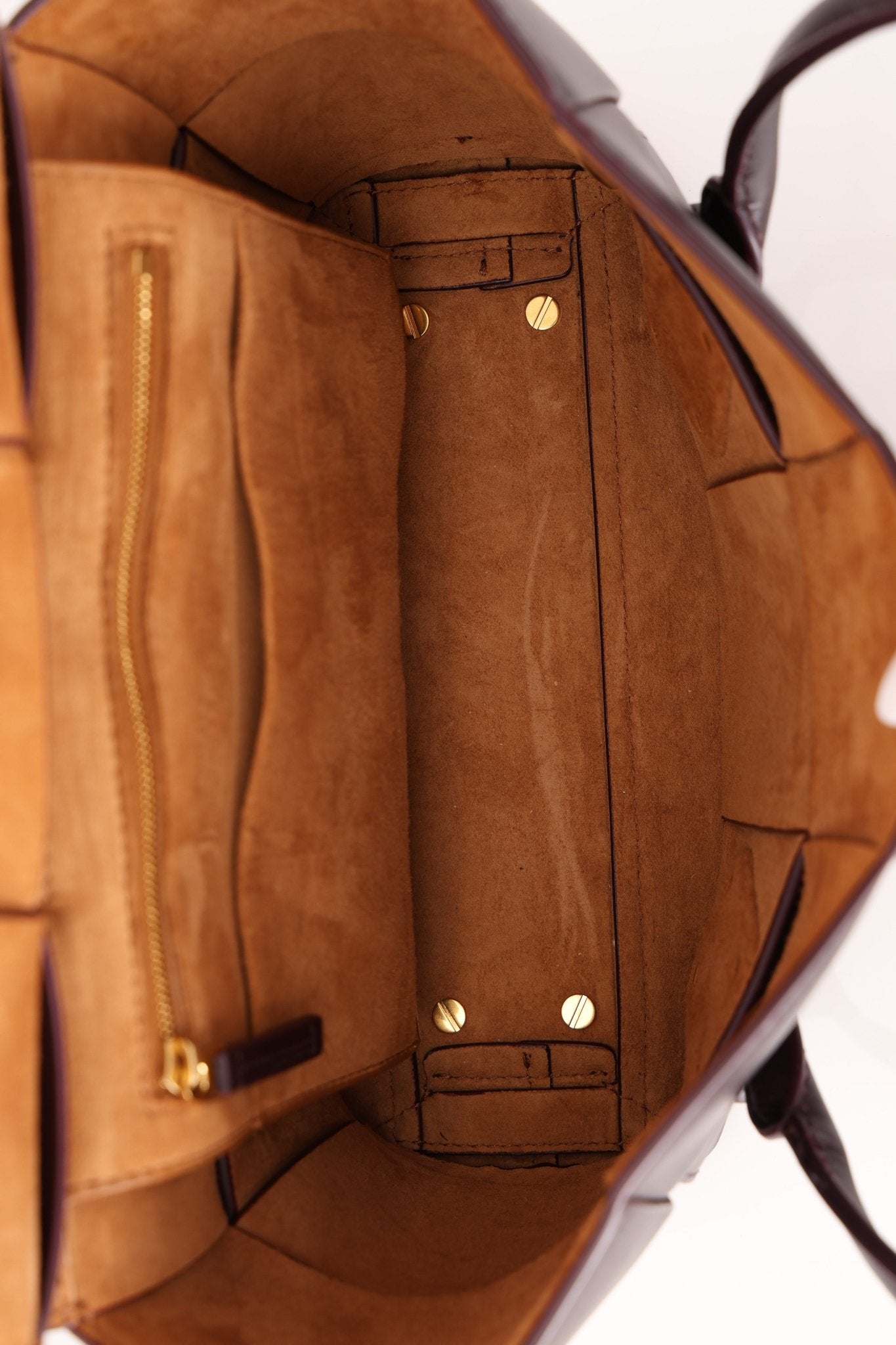 Bottega Veneta Prune Maxi Intrecciato Arco Flap - FashioNica