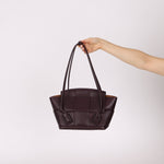 Bottega Veneta Prune Maxi Intrecciato Arco Flap - FashioNica