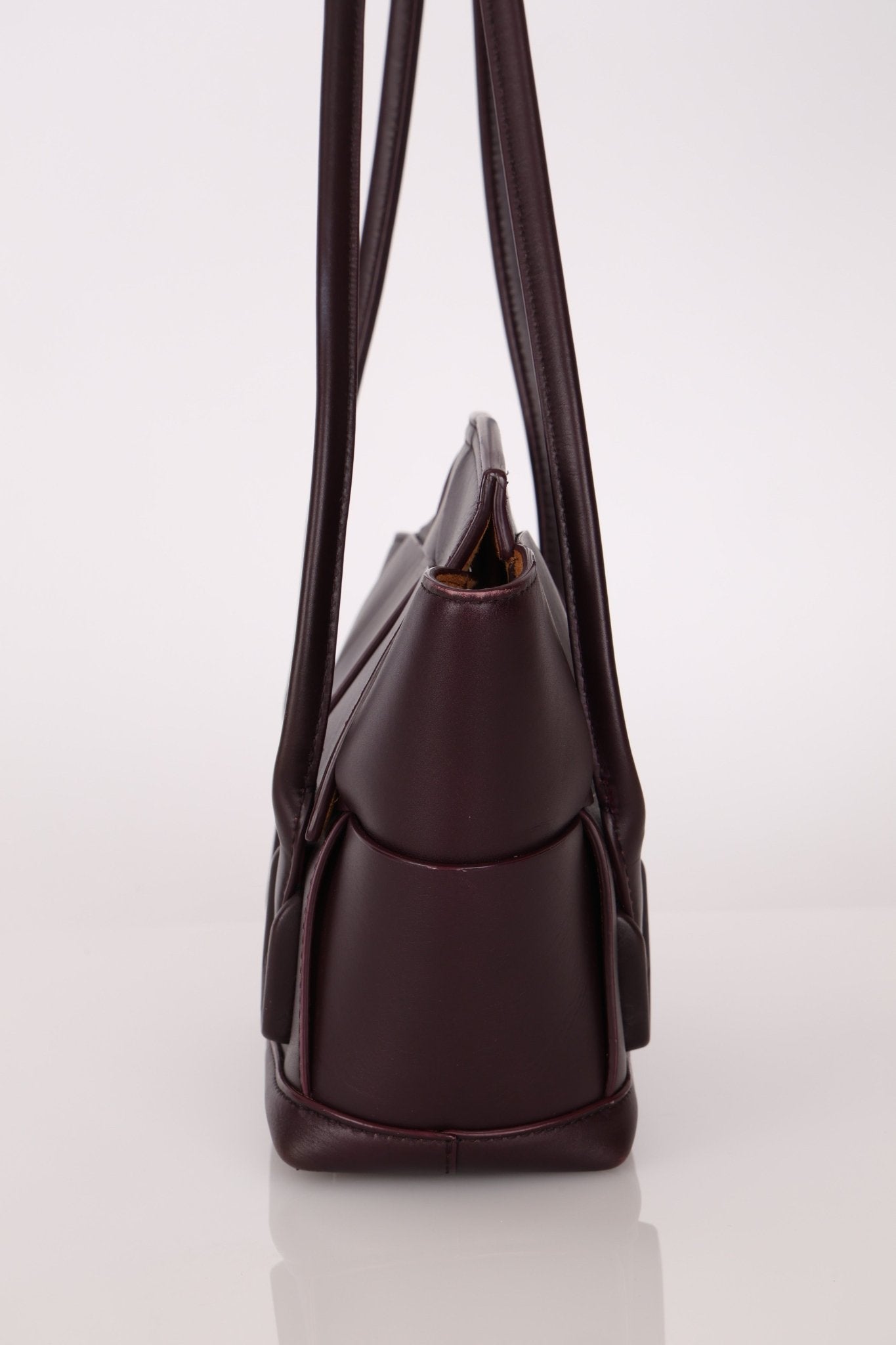 Bottega Veneta Prune Maxi Intrecciato Arco Flap - FashioNica