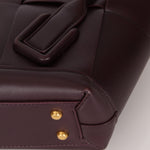 Bottega Veneta Prune Maxi Intrecciato Arco Flap - FashioNica