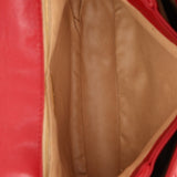 Bottega Veneta Red Intrecciato Turn - Lock Kelly Top Handle - FashioNica