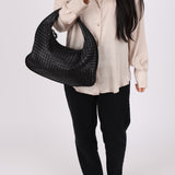 Bottega Veneta Small Intrecciato Black Hobo - FashioNica