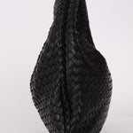 Bottega Veneta Small Intrecciato Black Hobo - FashioNica