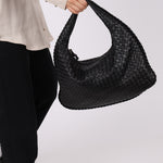Bottega Veneta Small Intrecciato Black Hobo - FashioNica