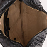 Bottega Veneta Small Intrecciato Black Hobo - FashioNica