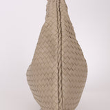 Bottega Veneta Stone Intrecciato Medium Hobo - FashioNica