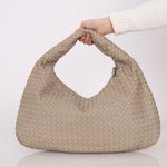 Bottega Veneta Stone Intrecciato Medium Hobo - FashioNica