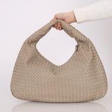 Bottega Veneta Stone Intrecciato Medium Hobo - FashioNica